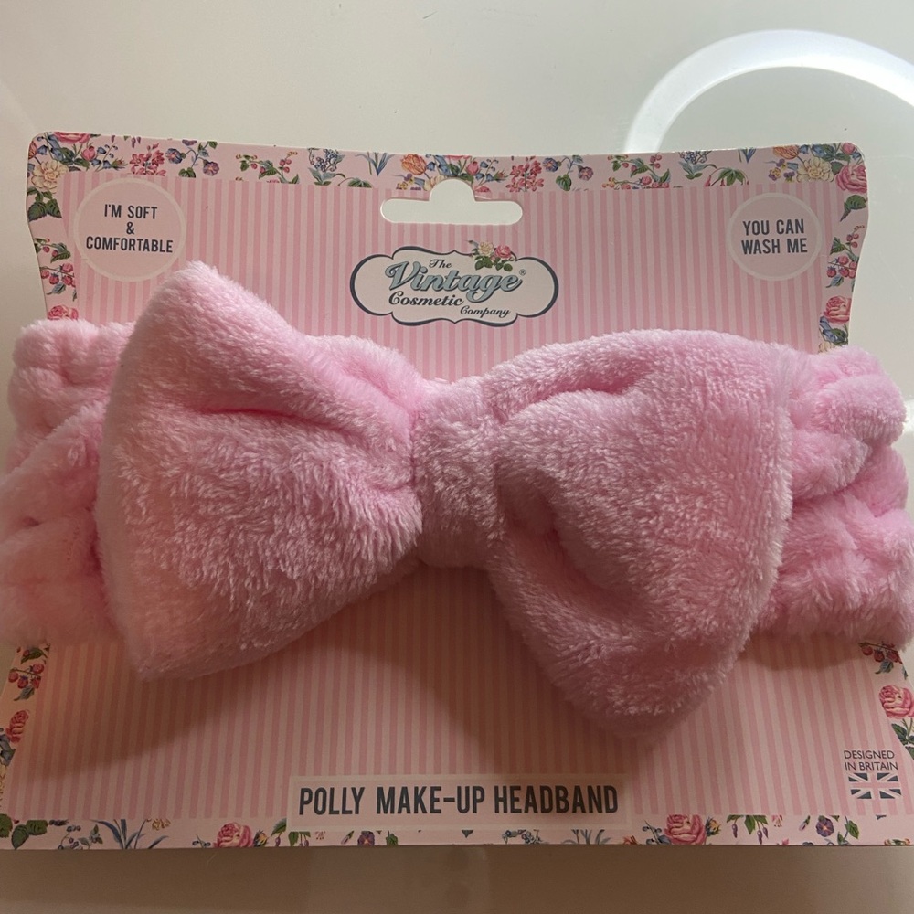 Pink Makeup Headband